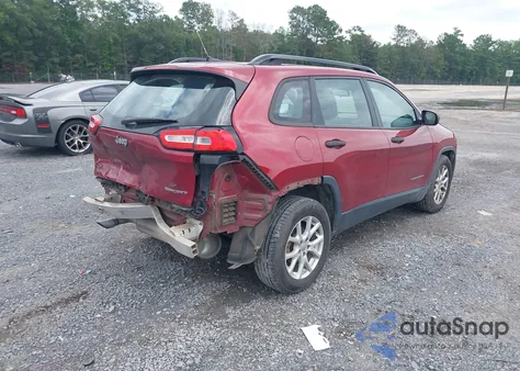 2015 Jeep Cherokee Sport из США, поврежденный, VIN 1C4PJLAB2FW760577